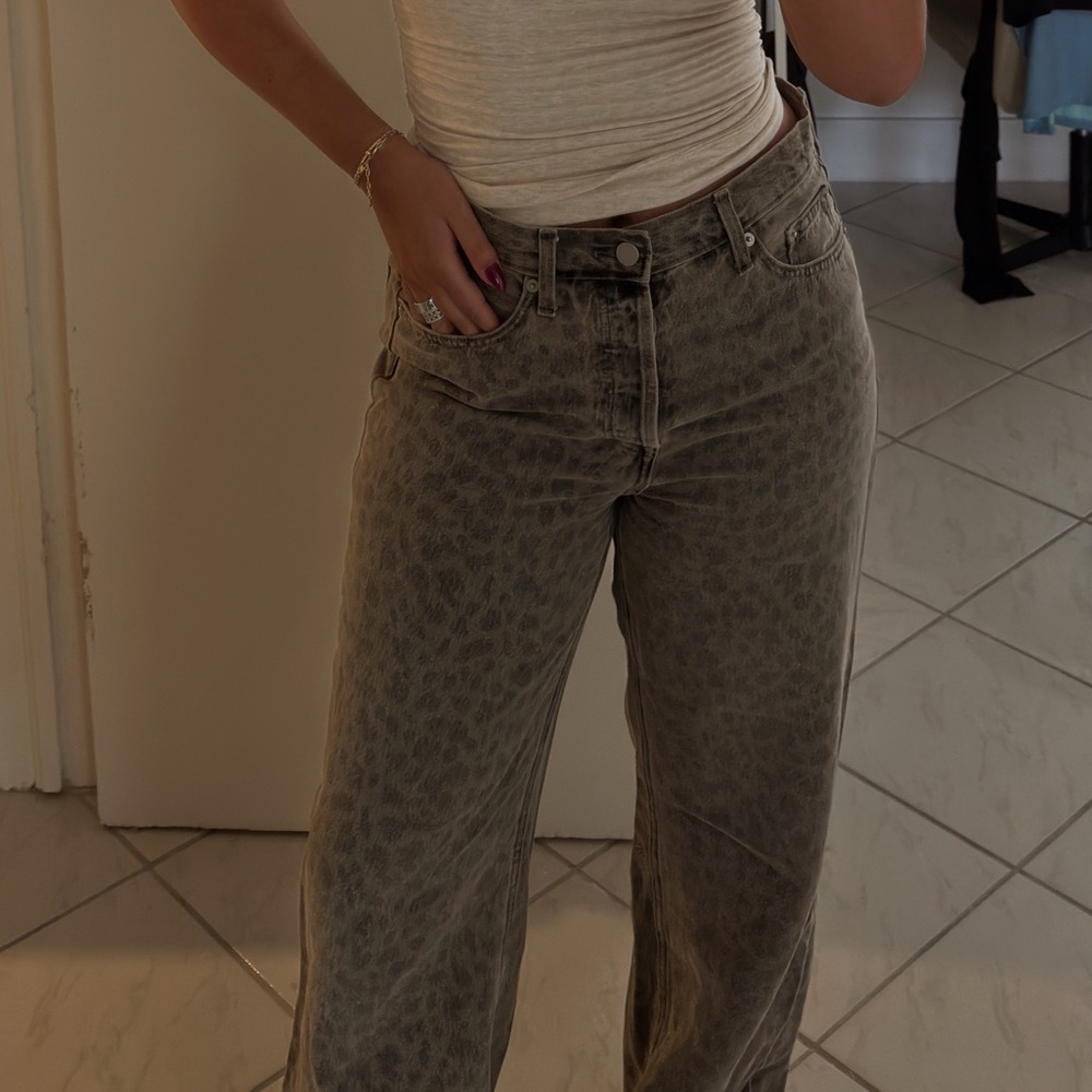 Stylish cheetah jeans